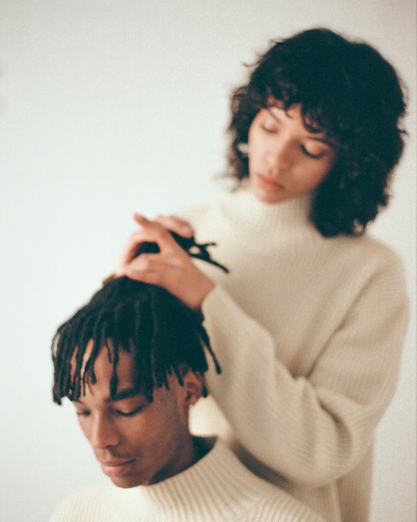 A quiet portrait from the À deux fashion story.